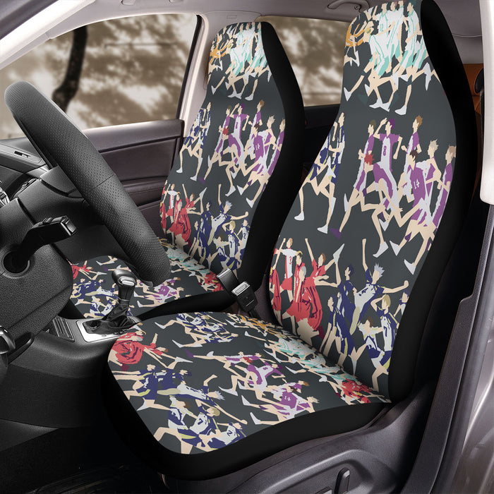 national competition in haikyuu Car Seat Covers