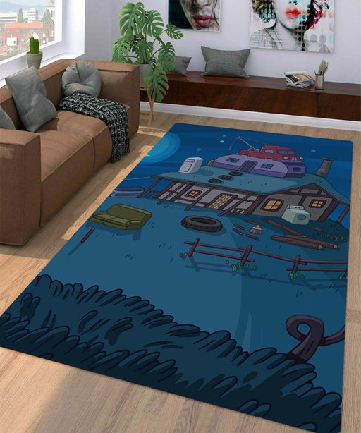 night adventure time place Living room carpet rugs