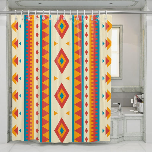 native american pattern shower curtains