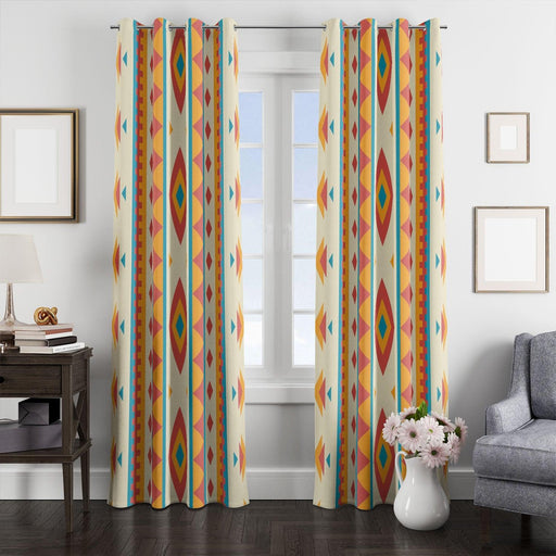 native american pattern window Curtain