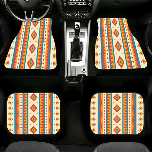 native american pattern Car floor mats Universal fit