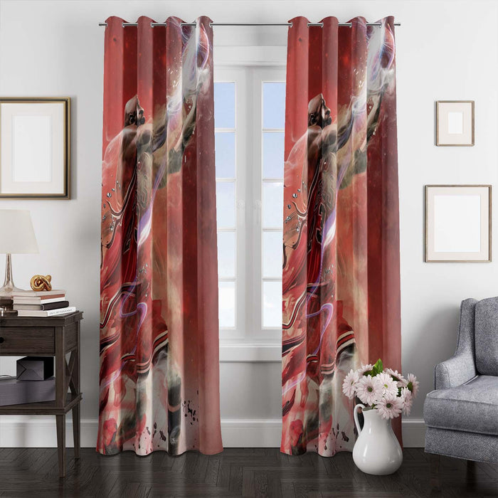 most popular player nba bulls window Curtain