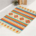 native american pattern bath rugs