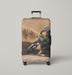 motocross in desert Luggage Covers | Suitcase