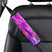 nebula neon colors fractal glitch pattern Car seat belt cover