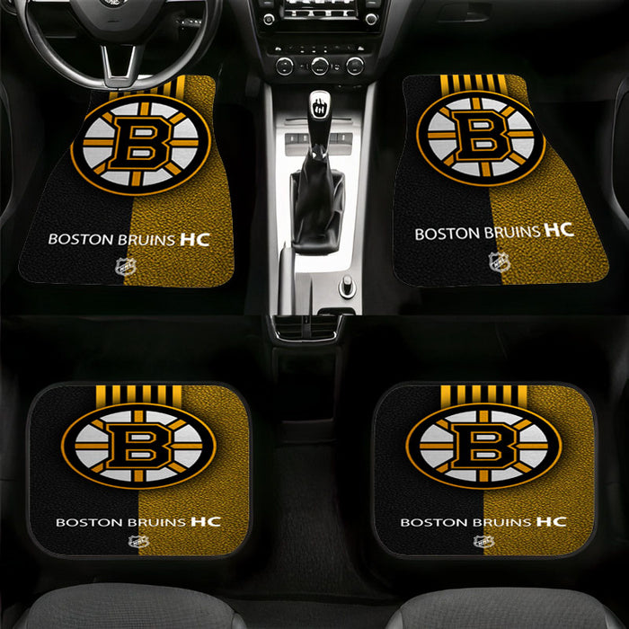 nhl boston bruins hc Car floor mats Universal fit