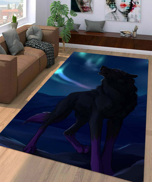 night wolf Living room carpet rugs