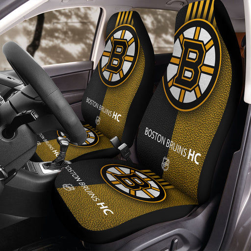 nhl boston bruins hc Car Seat Covers