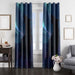 night wolf window curtains