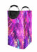 nebula neon colors fractal glitch pattern Laundry Hamper | Laundry Basket