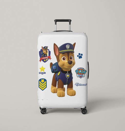 nick paw patrol chase Luggage Covers | Suitcase