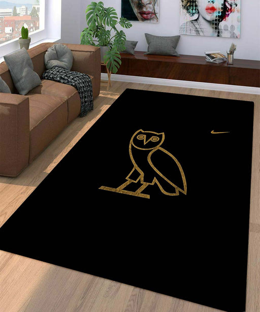 nike gold logo Living room carpet rugs