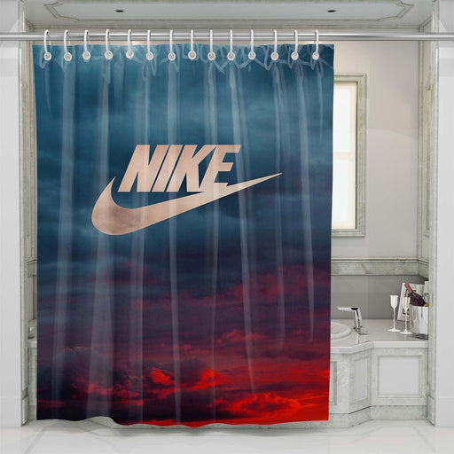 nike in the sky shower curtains