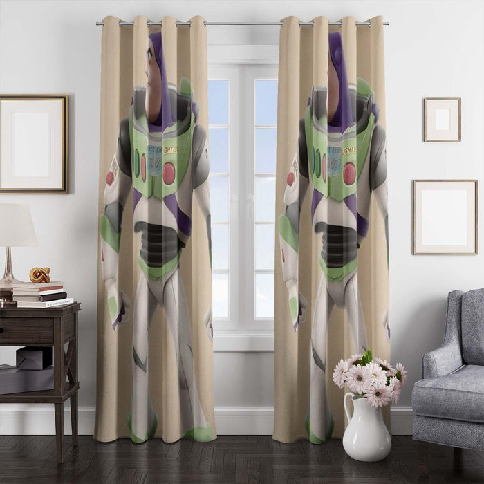 movie toy story buzz lightyear window Curtain