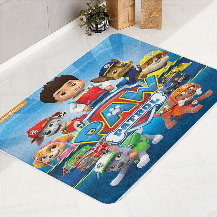 nickelodeon paw patrol animation bath rugs