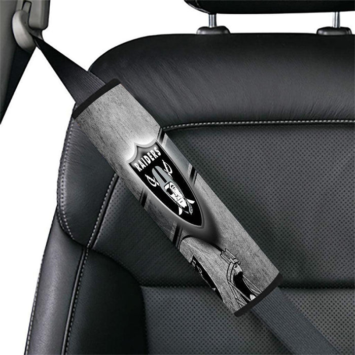 multiply of oakland raiders Car seat belt cover - Grovycase