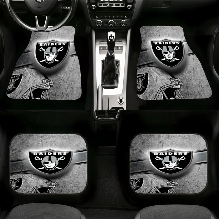 multiply of oakland raiders Car floor mats Universal fit