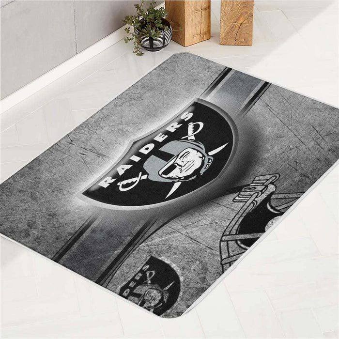 multiply of oakland raiders bath rugs