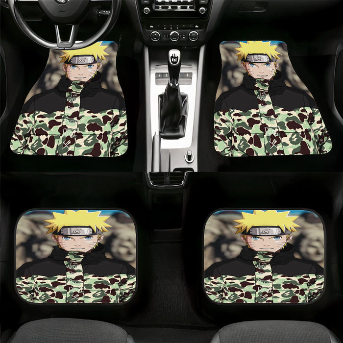 naruto and bathing ape Car floor mats Universal fit