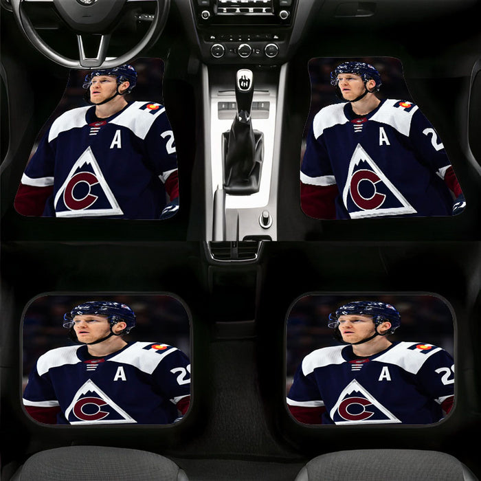 nathan mackinnon as best player nhl Car floor mats Universal fit