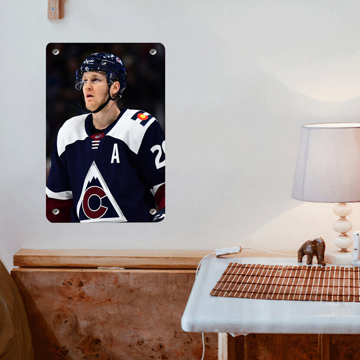 nathan mackinnon as best player nhl Poster Metal print wall art