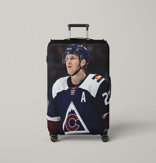 nathan mackinnon as best player nhl Luggage Covers | Suitcase