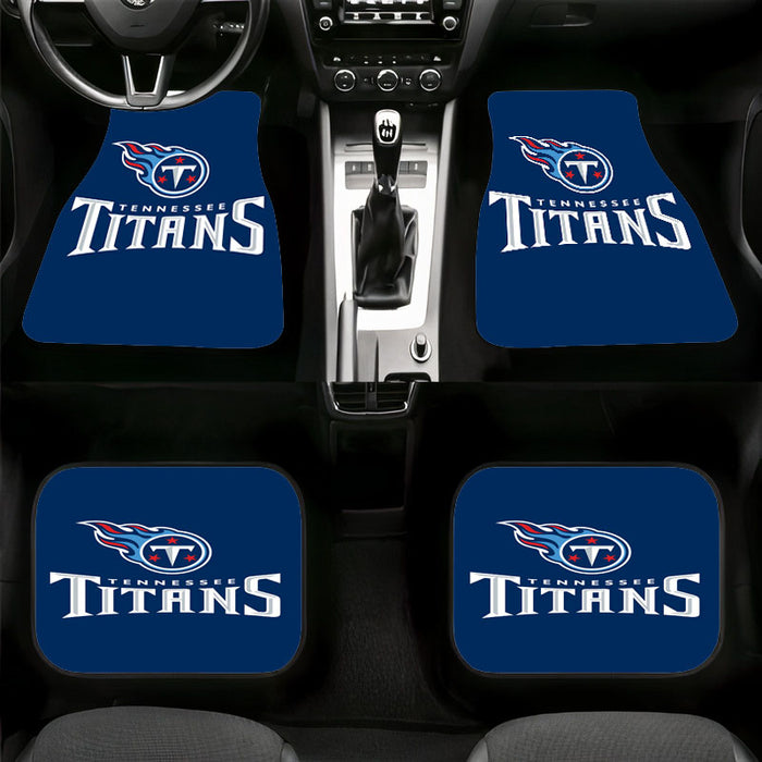 navy tenessee titans football Car floor mats Universal fit