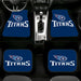 navy tenessee titans football Car floor mats Universal fit