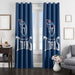 navy tenessee titans football window Curtain