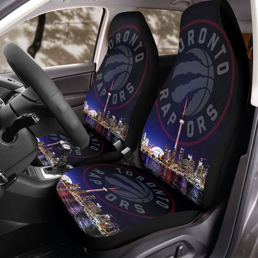 night toronto raptors city Car Seat Covers