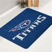 navy tenessee titans football bath rugs