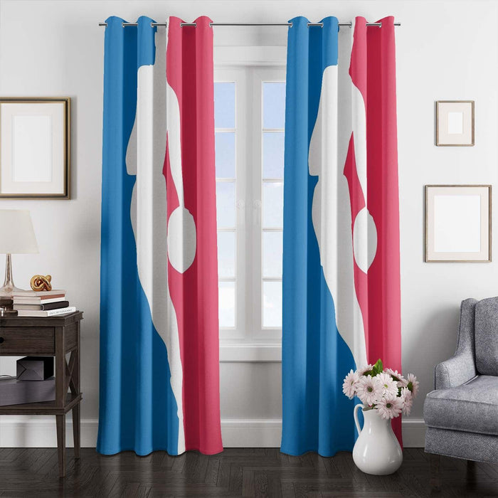 nba iconic color window Curtain