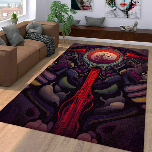 neon genesis evangelion robot system Living room carpet rugs