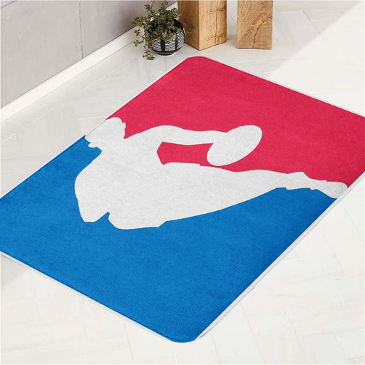 nba iconic color bath rugs