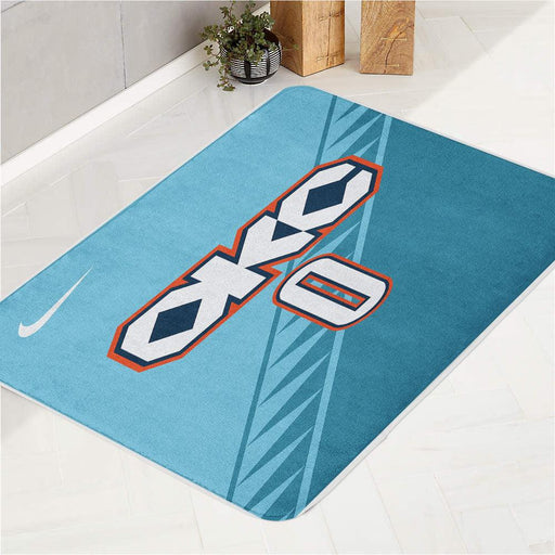 nike and oklahoma city thunder bath rugs