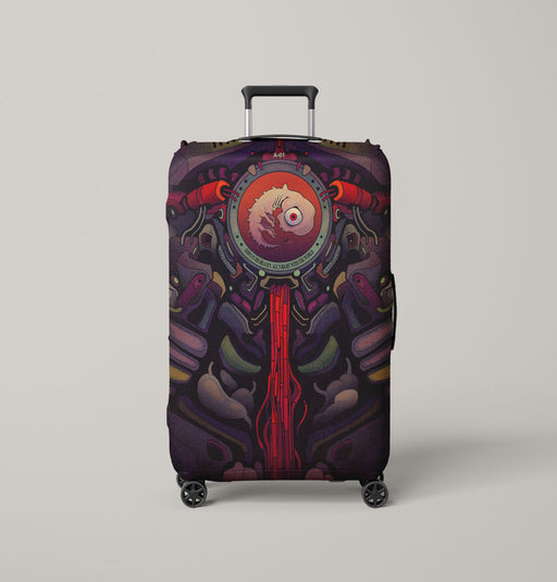 neon genesis evangelion robot system Luggage Cover | suitcase