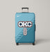 nike and oklahoma city thunder Luggage Covers | Suitcase