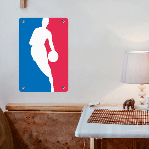 nba iconic color Poster Metal print wall art