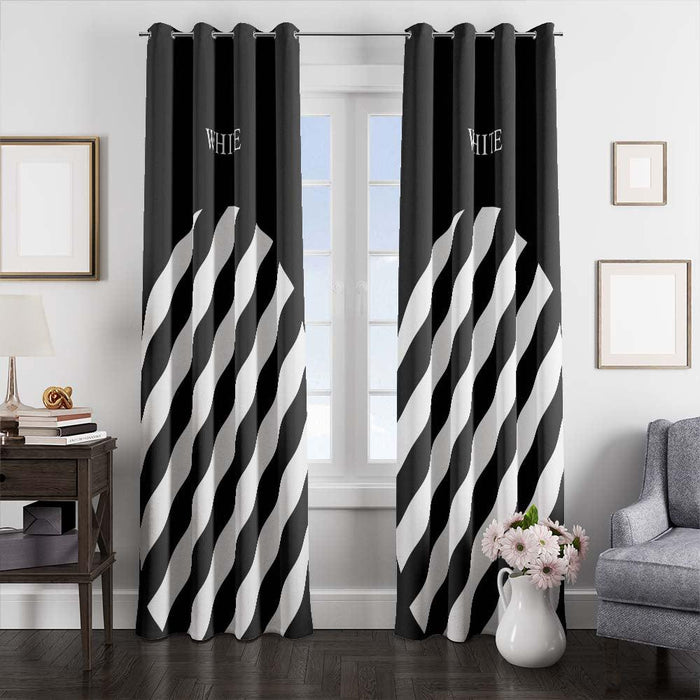 off white and monalisa window curtains