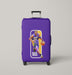 nba kobe purple lakers Luggage Covers | Suitcase