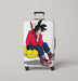 nike shoes goku and cloud Luggage Covers | Suitcase