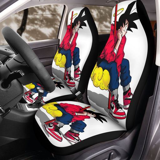 nike shoes goku and cloud Car Seat Covers