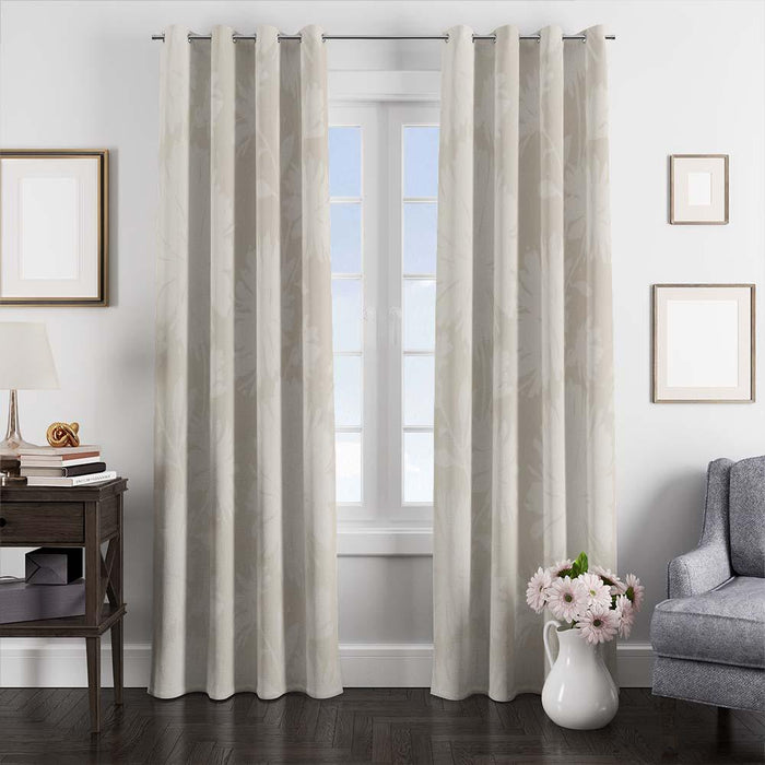 off white circle window curtains