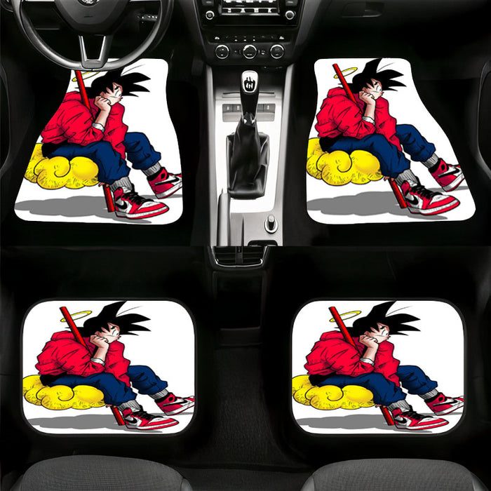 nike shoes goku and cloud Car floor mats Universal fit