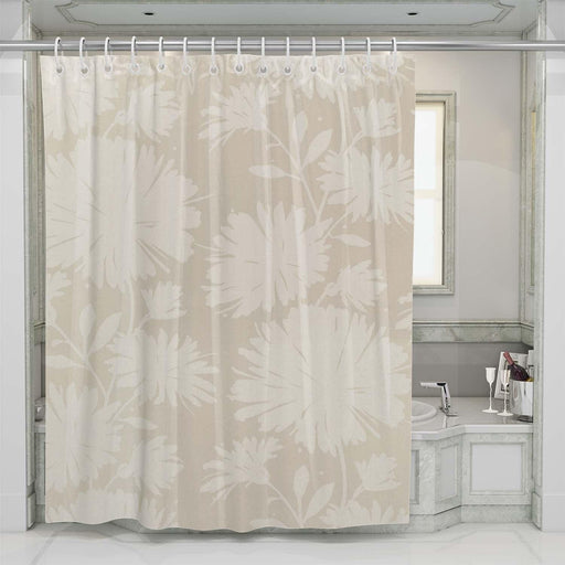 off white circle shower curtains