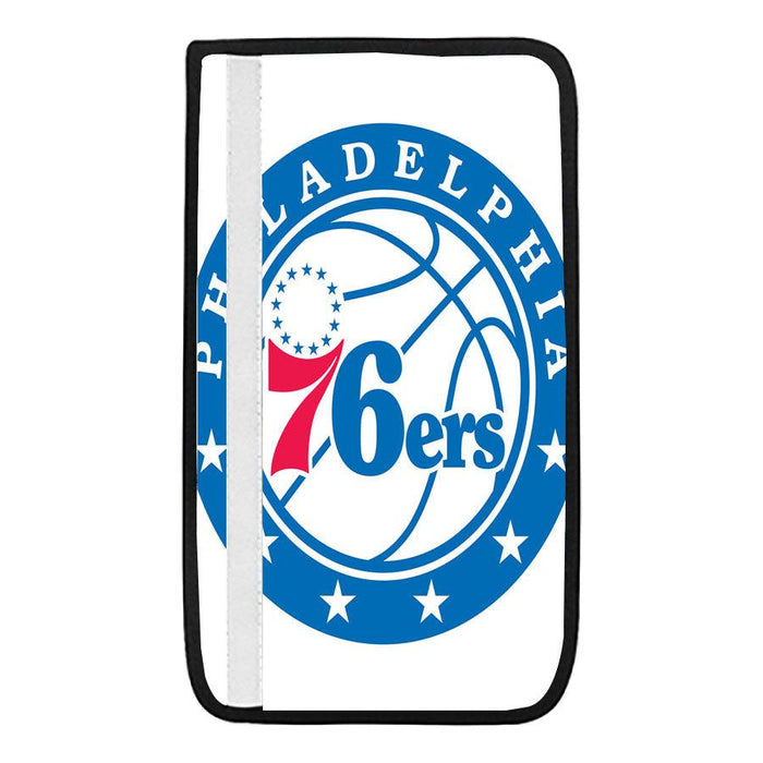 nba logo of philadelphia 76ers Car seat belt cover