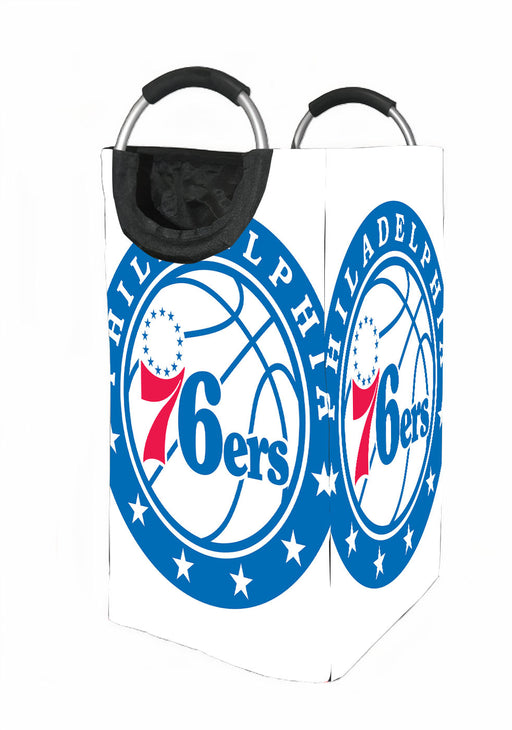 nba logo of philadelphia 76ers Laundry Hamper | Laundry Basket