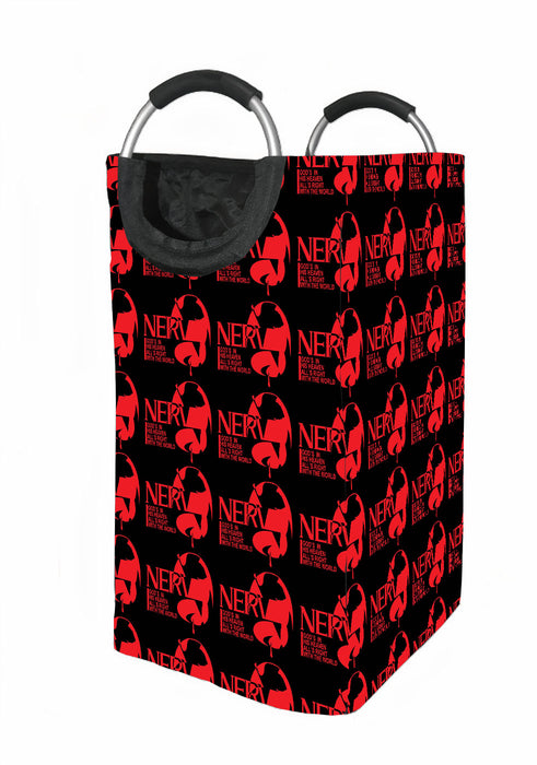 nerv of neon genesis evangelion Laundry Hamper | Laundry Basket