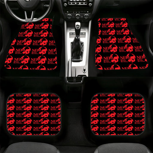 nerv of neon genesis evangelion Car floor mats Universal fit