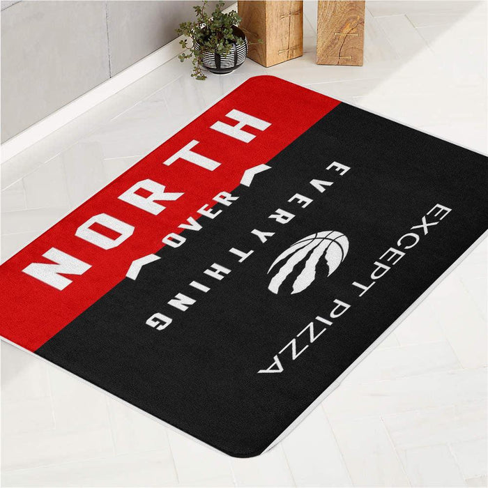 north over except pizza raptors bath rugs